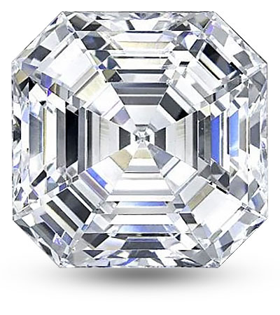 Asscher csiszolású gyémánt