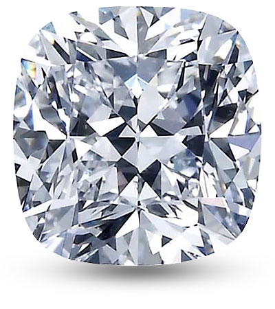 Cushion csiszolású gyémánt