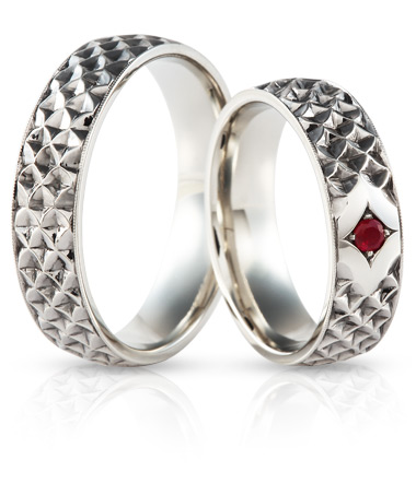 Dragonscale - rubin karikagyűrű