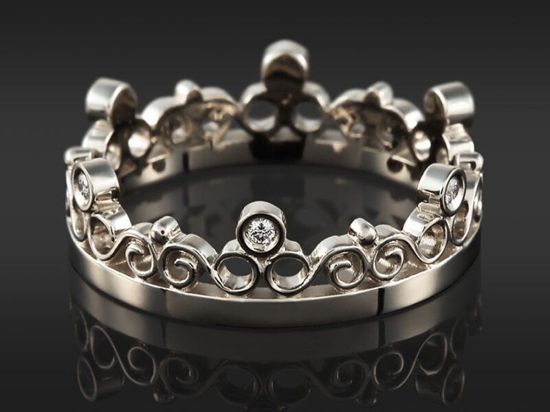 Crown - eljegyzési gyűrű