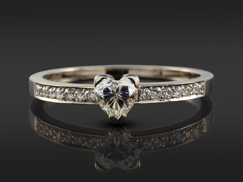 Diamond Heart - eljegyzési gyűrű