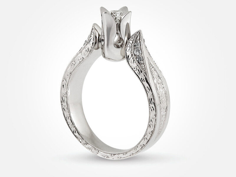 Kelengye barokk – női gyűrű, eljegyzési gyűrű