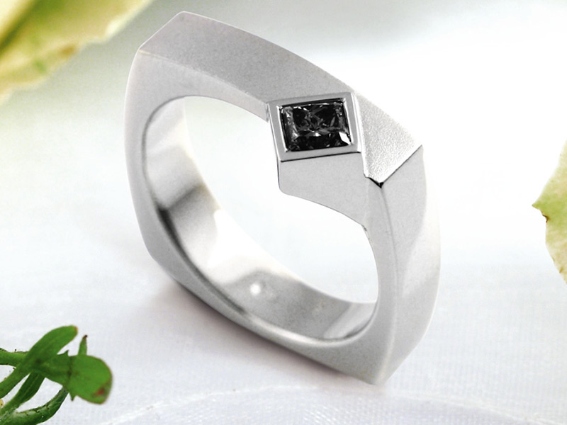 Cube - férfi gyűrű