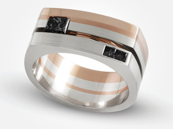 Striped - arany pecsétgyűrű