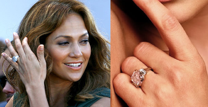 Jennifer Lopez eljegyzési gyűrűje