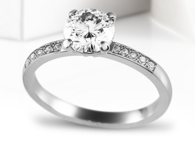 Fehérarany eljegyzési gyűrűk