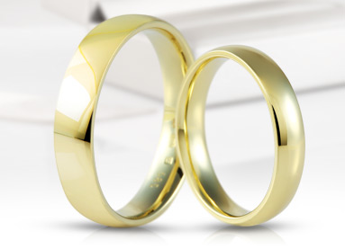 Klasszikus arany karikagyűrűk