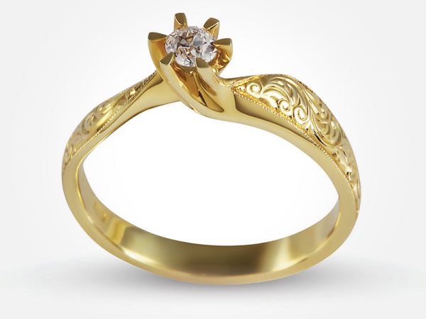 Katherina Barokk - eljegyzési gyűrű