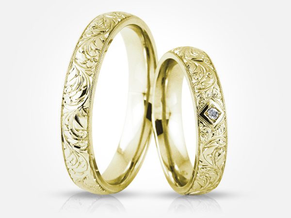 Barocco Full no5 - arany karikagyűrű